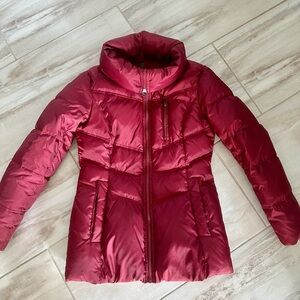 Warm!! Marc New York Burgundy Puffer Coat